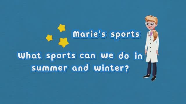 Kid's Box 2 (New Gen.) CLIL video Unit 10 (What sports can we do in summer and winter?)