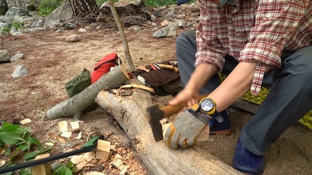 이렇게 좋은 계곡이? 노지 힐링 캠프, 쿡사 컵 만들기, kuksa from cherry log (우드 카빙)