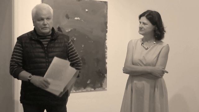 Painting exhibition ‘Landscape with galioshes’ by Gustas Jagminas. Opening 2016-08-31