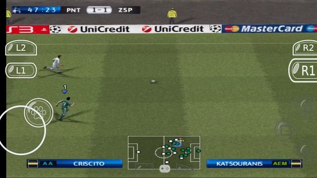 PES 2012 - Panathinaikos vs Zenit - UEFA Champions League - Quarter Finals - PS EMU - Android