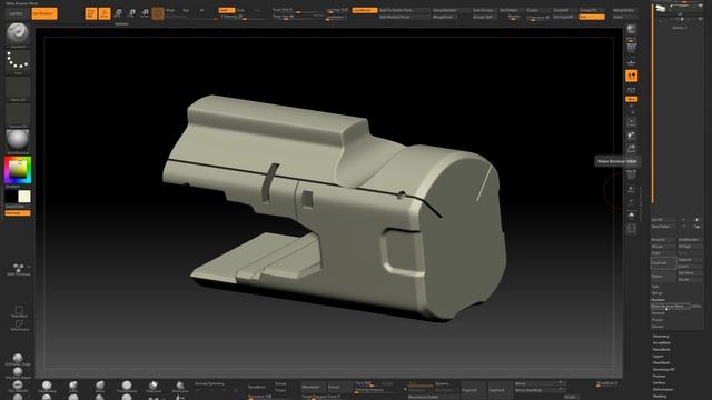 zBrush Урок 53. Самый лучший Boolean в zBrush. Уроки zBrush. Учим моделировать
