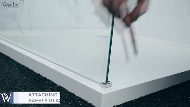 Wellis Astro 90 Corner walk-in shower-wall installation guide