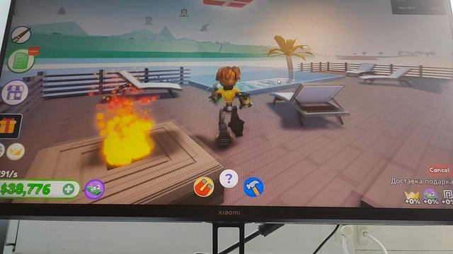 мы играем в роблокс в  [🚤YACHT] Mega Mansion Tycoon 🌴 #11 построили дом на 34%