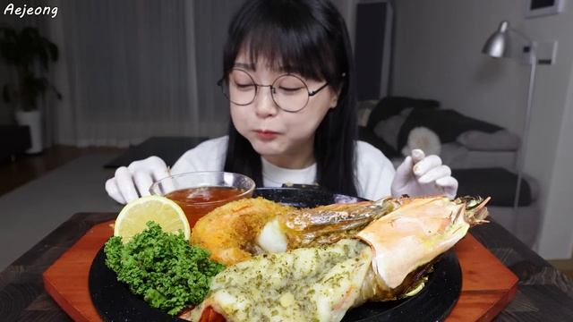 대왕새우튀김 버터구이 먹방🦐 Giant fried Shrimp & Garlic Butter Shrimp Mukbang ASMR