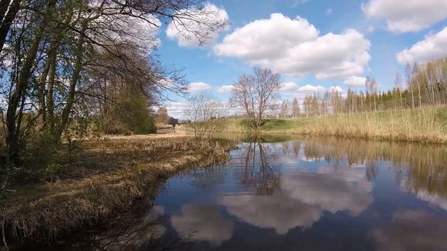 Clouds in the Fyris river in Uppsala [CC]