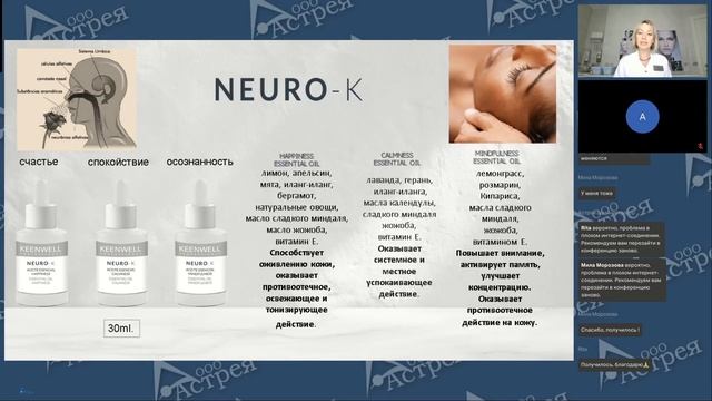 «Презентация нейрокосметики для профессионалов. Neuro-K от Keenwell - эмоциональная наука о красоте.