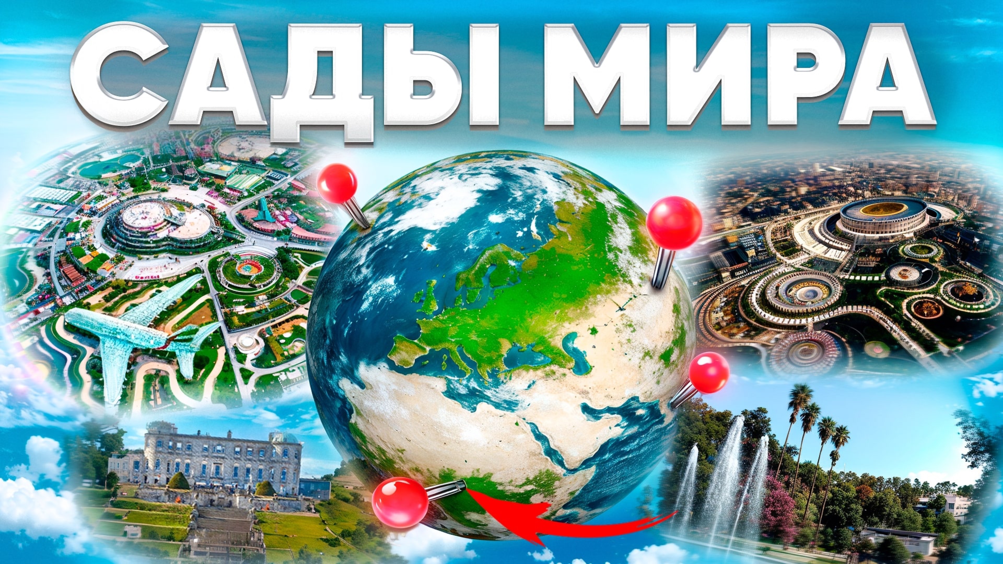 О БОЖЕ! ЭТО САМЫЕ КРАСИВЫЕ сады в МИРЕ!  [Релакс видео]