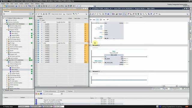 027 Modbus RTU communication between S7 1200 and S7 1200