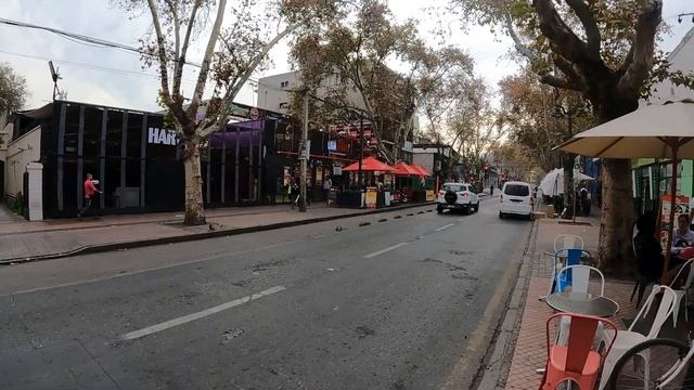 Caminando por Barrio Bellavista, Santiago de Chile 🇨🇱