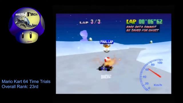 Frappe Snowland SC Flap - 6'62 - Mario Kart 64 PAL