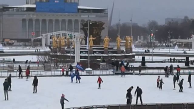 Прогулка по ВДНХ. Новогодняя Москва 2018! Наши Московские каникулы