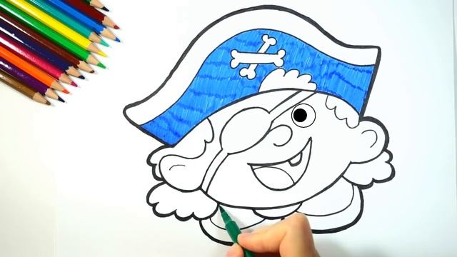 Bolalar uchun PIRATni chizish/Drawing a pirate for children/Рисунок пирата для детей