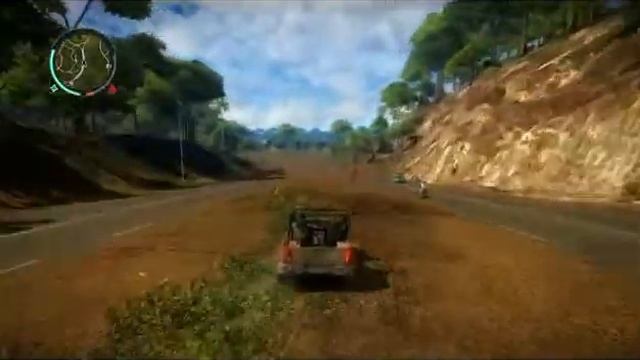 Just Cause 2- Really Cool Car Crash!