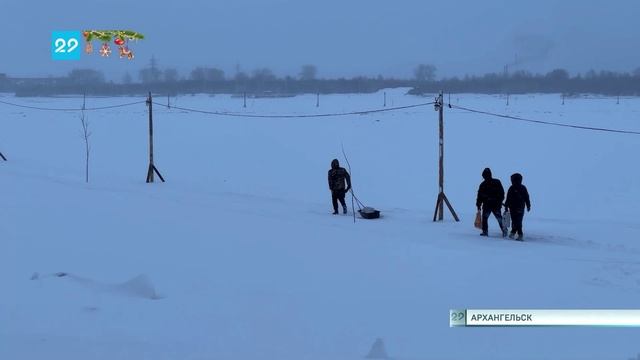 10.01.2025 В Архангельске открыты ещё две ледовые переправы