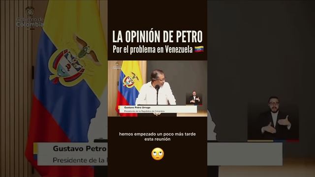 La opinión de Petro por el problema en Venezuela 🇻🇪🤔 ustedes que dicen ? #venezuela  #petro