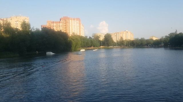 Серфинг на Ташинских прудах.