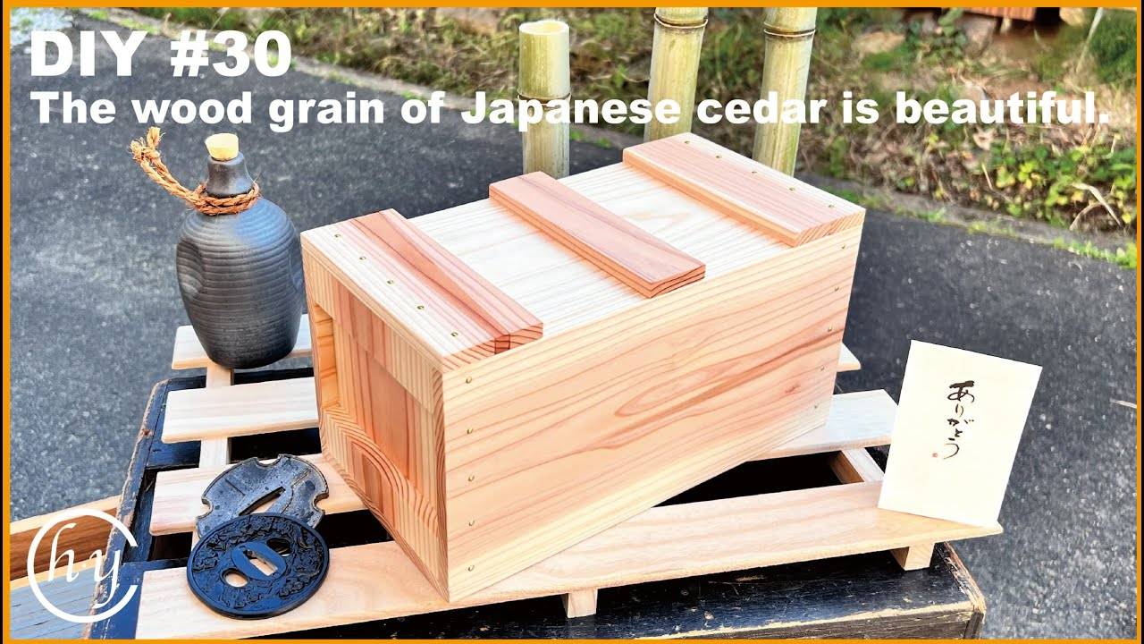 How to make a Japanese toolbox, made by Japanese.No screws are used. Японский ящик для инструмента.