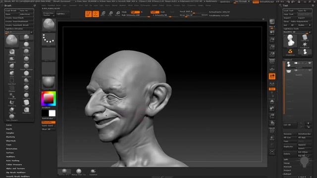 y2mate.com - Введение в Zbrush  Бюст Докера урок 43_1080p