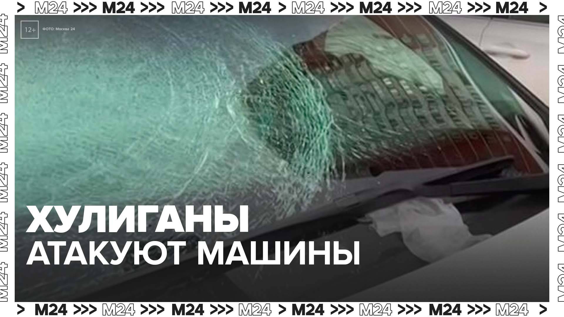 Хулиганы атакуют машины пакетами со льдом в Москве - Москва 24