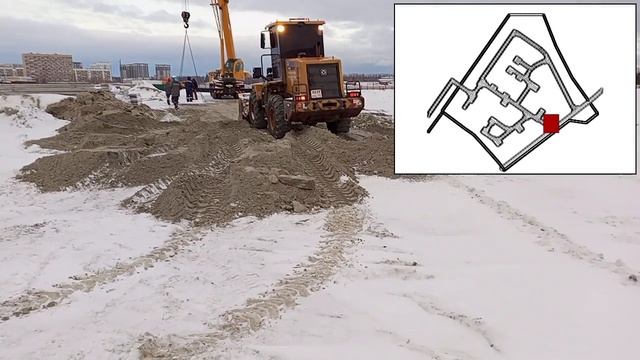 Вынос дороги из плит на местность