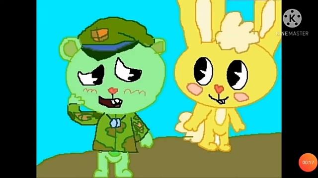 cuddles de happy tree friends - tu pum pum