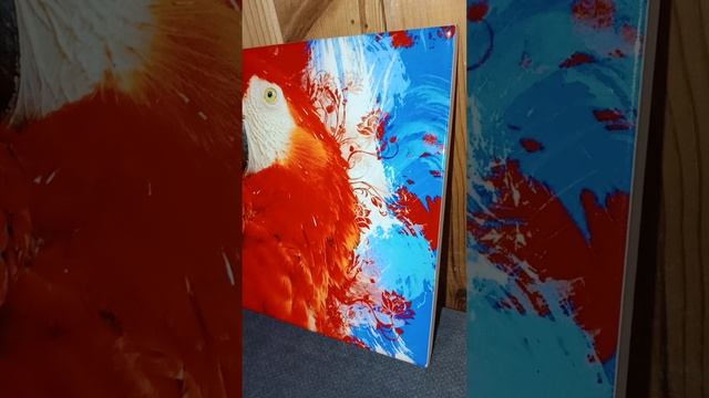 Плитка керамическая для декора Попугай