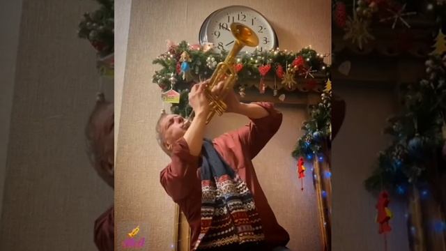 АКА играет на трубе вместе с Т. Докшицером🎺🎶