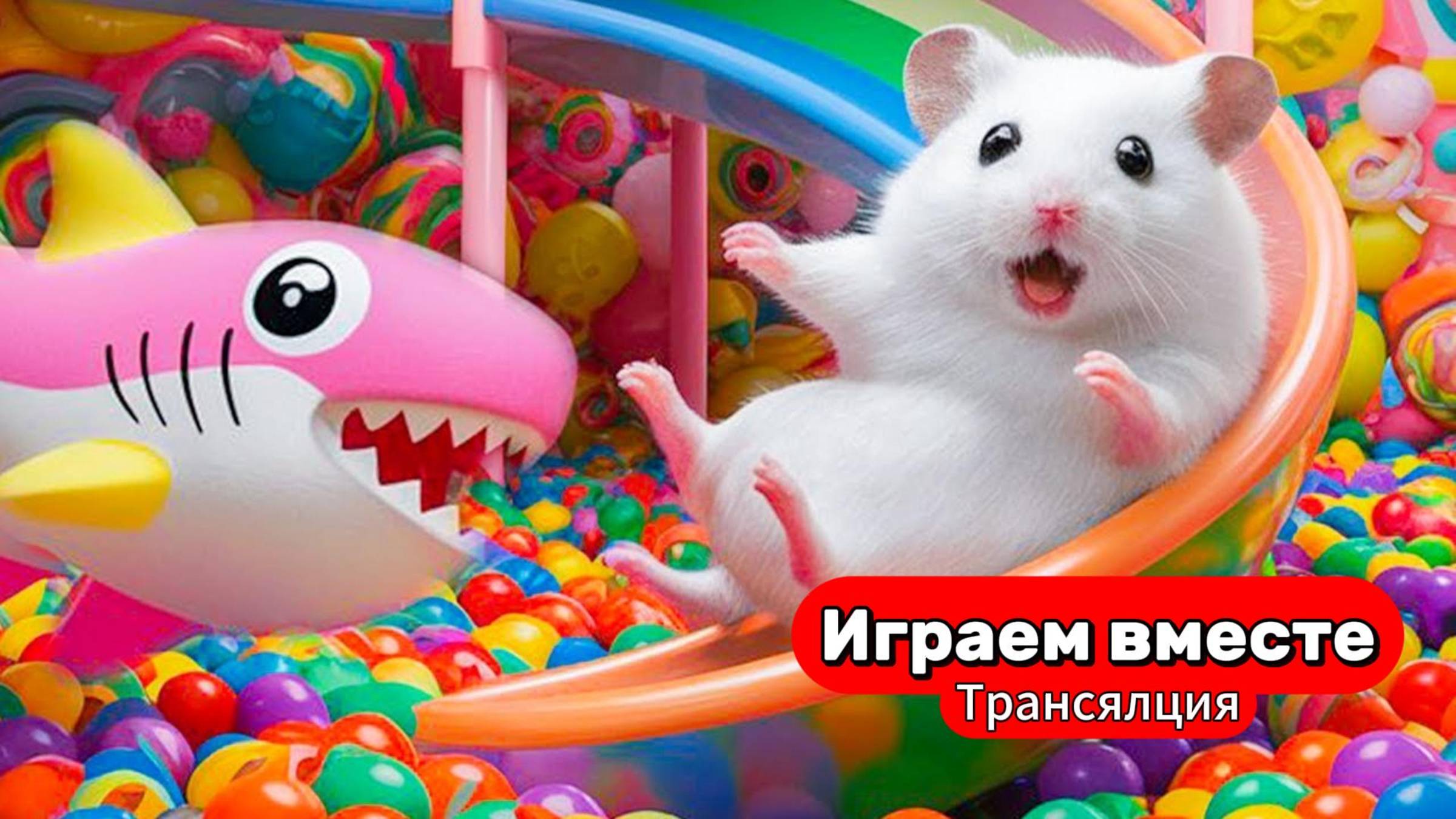 ЛАБИРИНТ С ЛОВУШКАМИ ДЛЯ ХОМЯКА 🐹 Трансляция для детей