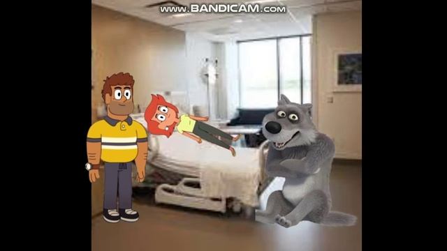 Silly Wolf Makes A Fun of Sarah In The Hospital (PUNISHED)