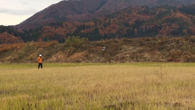 DJI  AGRAS MG-1         農業用ドローン実演会 in 下野　（ 富山ドローンスクール )　　岐阜県飛騨市古川町下野地内