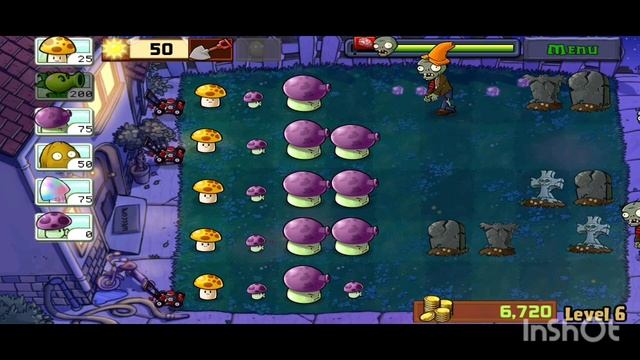 Обзор игры Planets vs Zombies, Растения против Зомби, 6 уровень