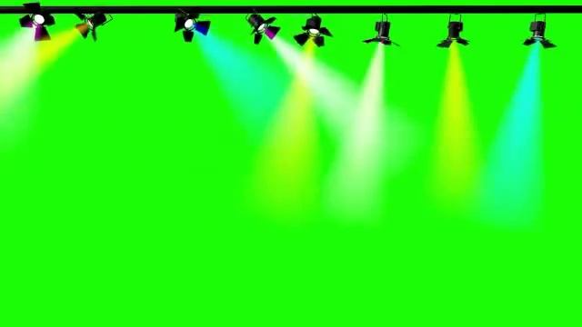 fondo chroma key luces