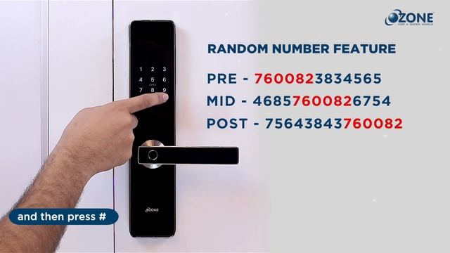 Morphy BT Plus | Bluetooth Enabled Fingerprint, RFID, Password Smart Lock | Operating Guide | Ozone