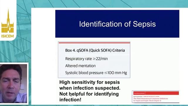 Shock Treating sepsis in the prehospital setting  Damon  Scales (ISICEM 2020)