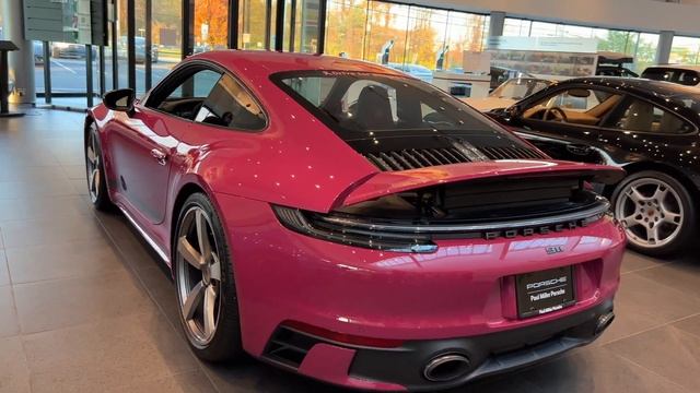 This Porsche 911 Carrera T in Ruby Star Neo is Available at Paul Miller Porsche - Parsippany, NJ!