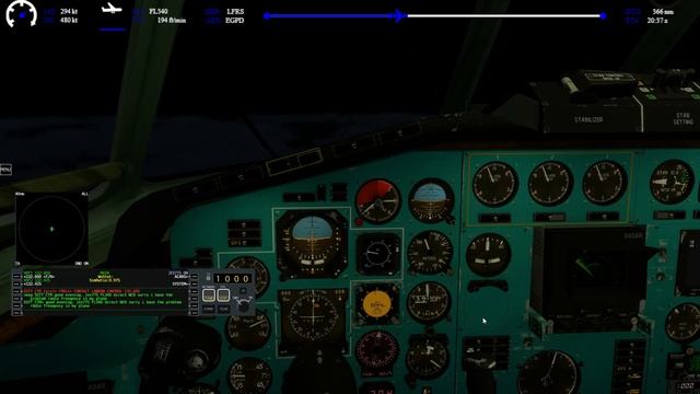 [X-Plane11] LFRS/EGPD (Nantes/Aberdeen) T154M/Ivao