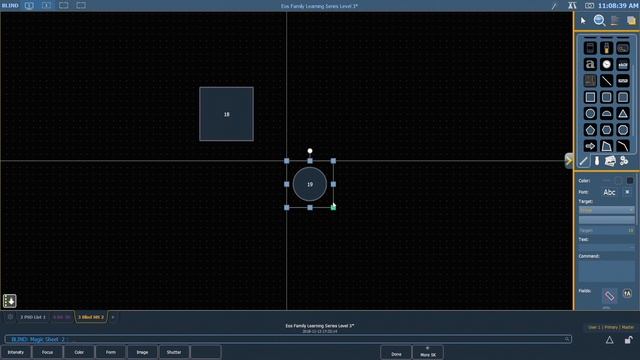 Учебный видеокурс Eos III. Отображение Magic Sheet