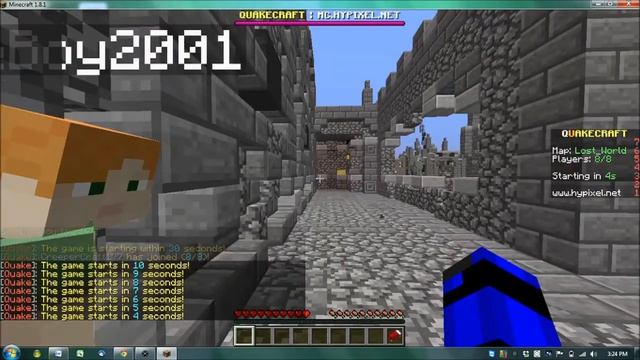 PC Minecraft - cops and crims/hide and seek mini games - LAG FOR DAYZ!!