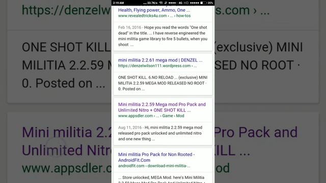 How to download Mini militia One shoot kill( Hindi)
