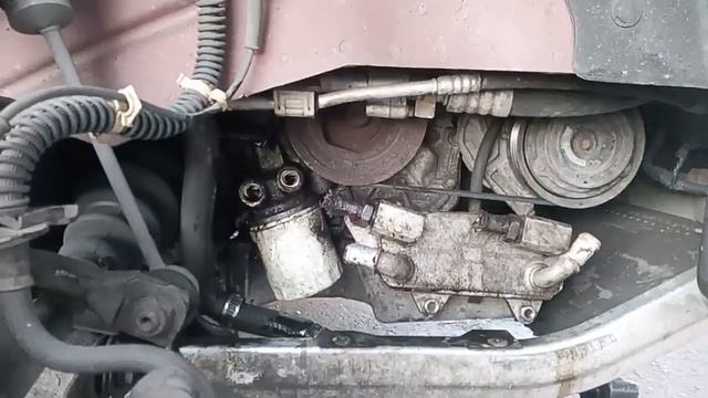 Land Rover Freelander oil cooler replacement.