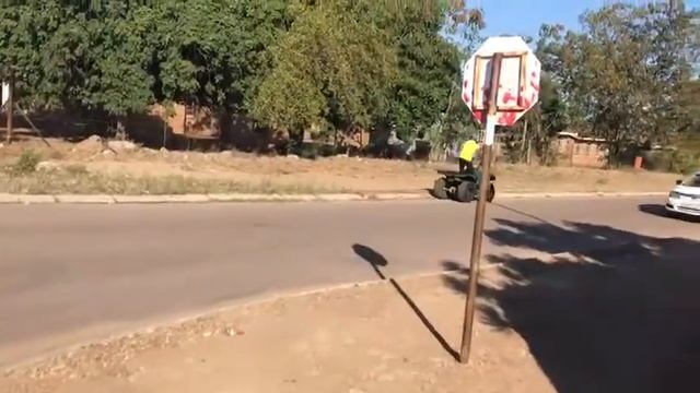 How to do a wheelie on a quad bike