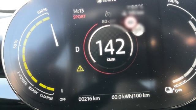 Acceleration Mini Cooper SE 0-150km/h