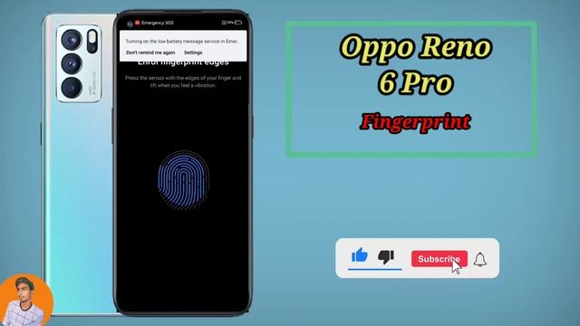 How To Set Fingerprint in Oppo Reno 6 Pro , Oppo Reno 6 Pro Main Fingerprint Kaise Setup Kare