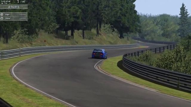 Assetto Corsa car mod Mercedes Benz  Evo II Nordschleife