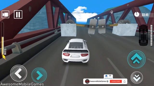 [Deadly Race] Impossible Track Speed Bump - AUDI R8 unlocked - Driving Games - Android Gameplay #3