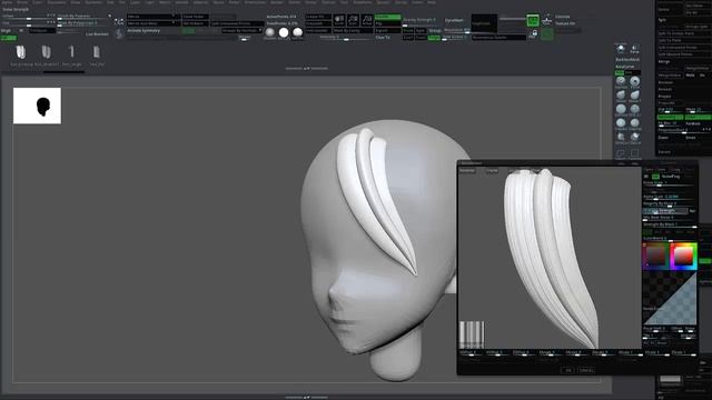 Hair Sculpting for 3D Printing