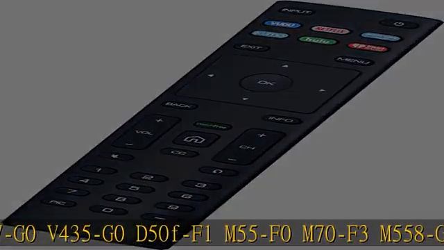 XRT136 Replace Remote Control fit for VIZIO Smart TV D50x-G9 D65x-G4 D55x-G1 D40f-G9 D43f-F1 D70-F3