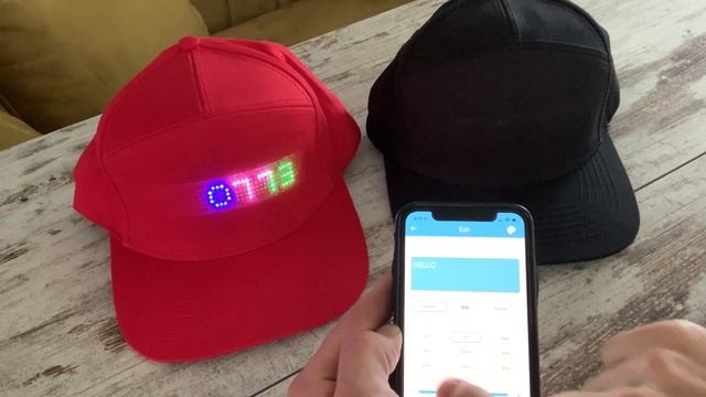 How to use Bluetooth LED Baseball Caps