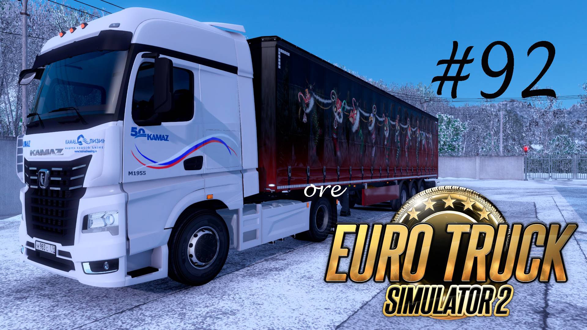 Euro Truck Simulator 2. #92. Зима.