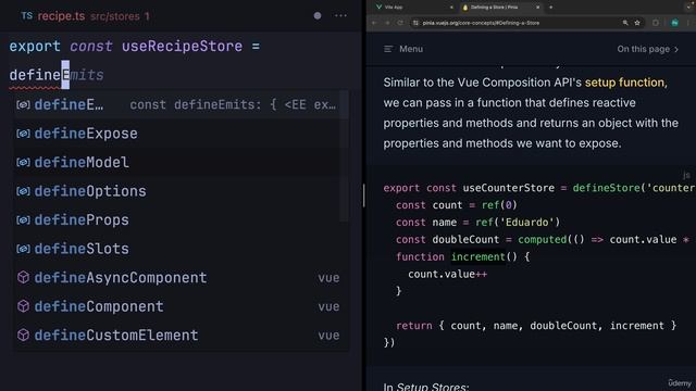 106 Defining and Creating Store